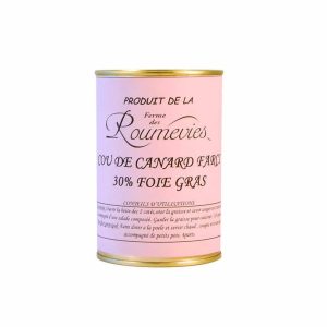 Cou de canard farci au foie gras Ferme des Roumevies 350gr