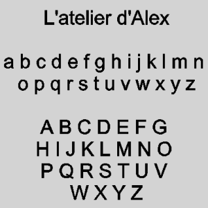 TYPOGRAPHIE 1